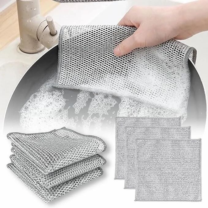 Steel Wire Dish Cloth™ , 30 piece/pack