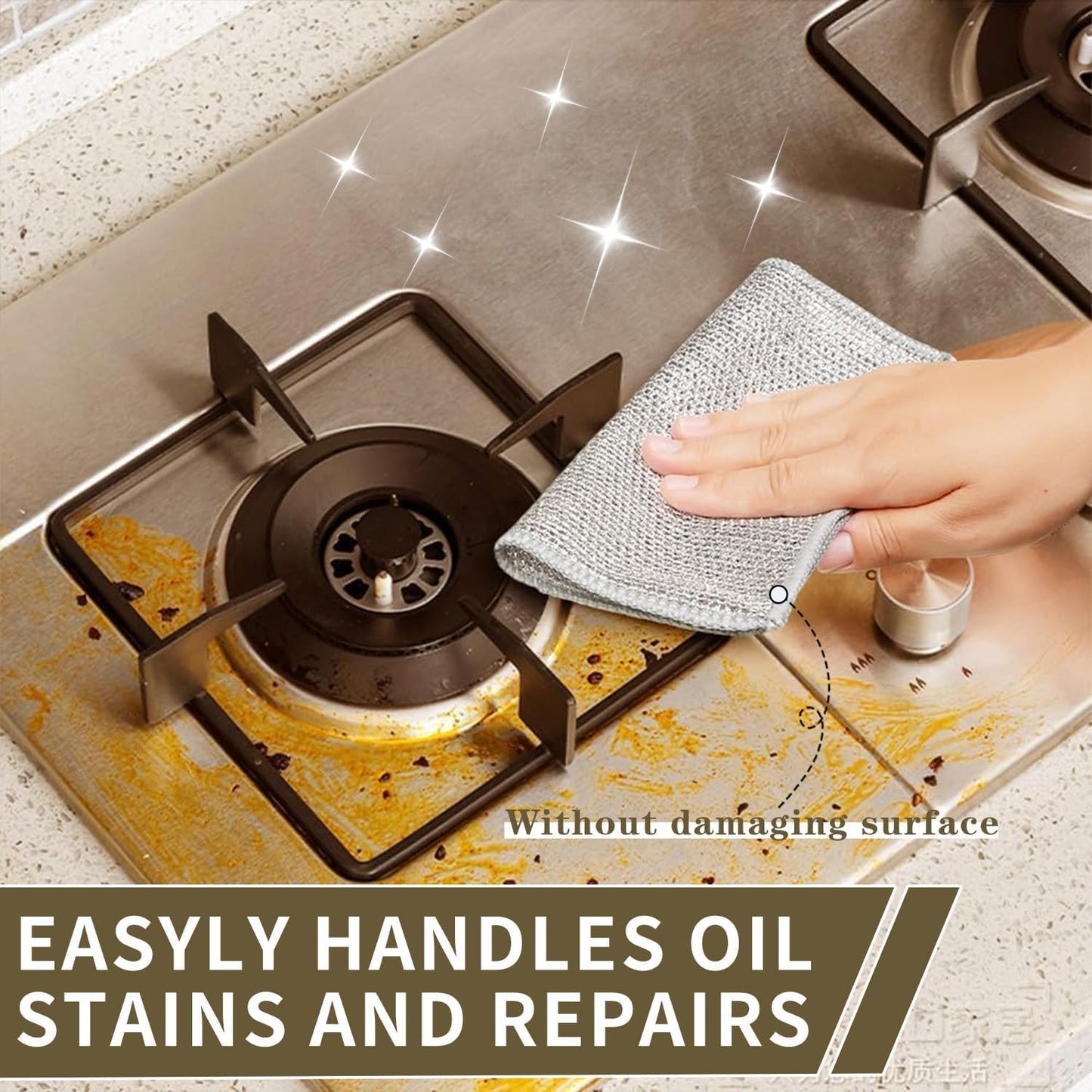 Steel Wire Dish Cloth™ , 30 piece/pack