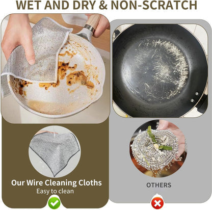 Steel Wire Dish Cloth™ , 30 piece/pack